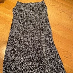 Brandy Melville maxi skirt with front slit